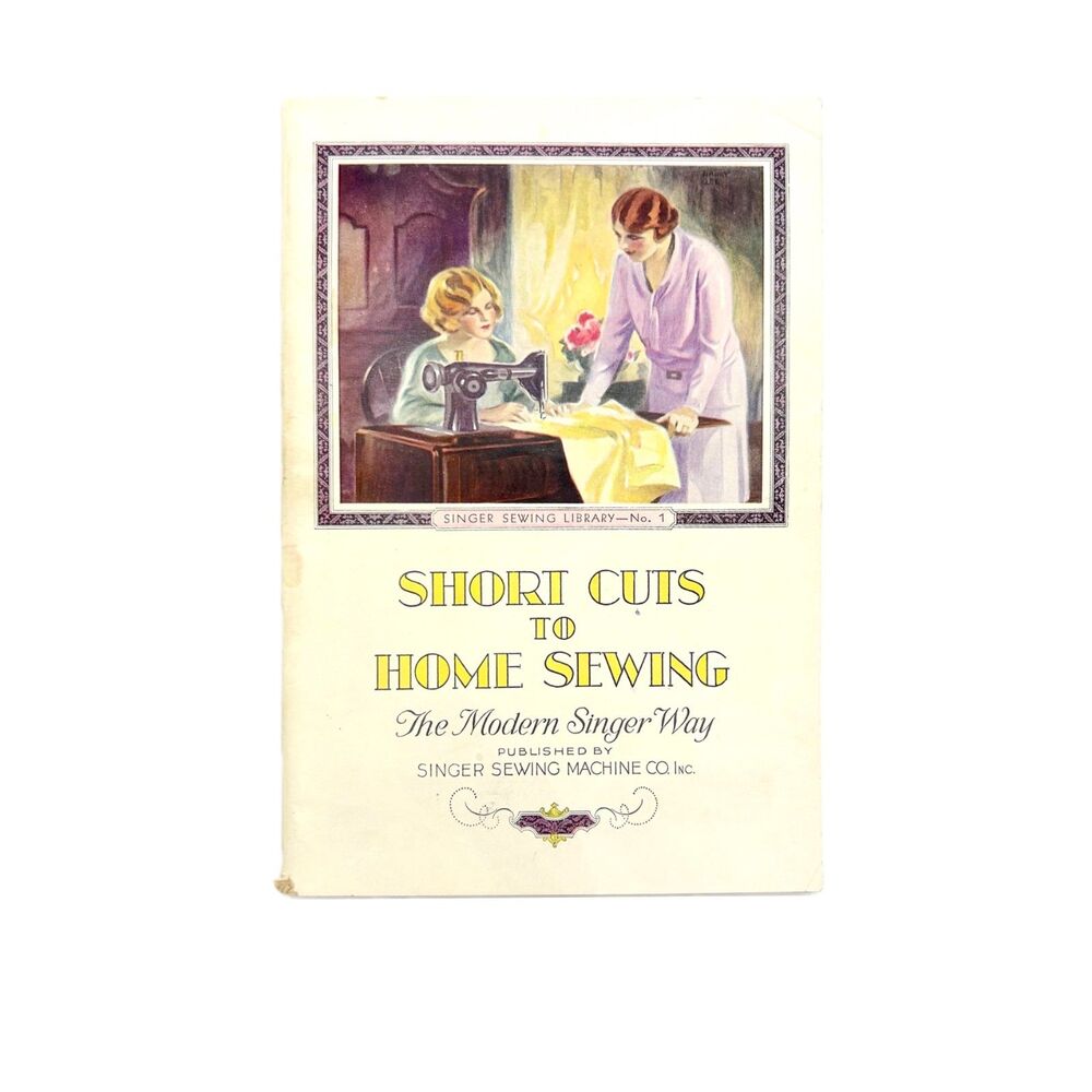 1920's Singer Sewing Guide Book